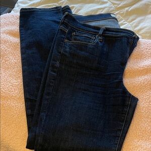 GAP Women's Dark Indigo Straight-Leg Jeans